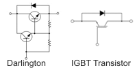 IGBT modules and darlington transistors